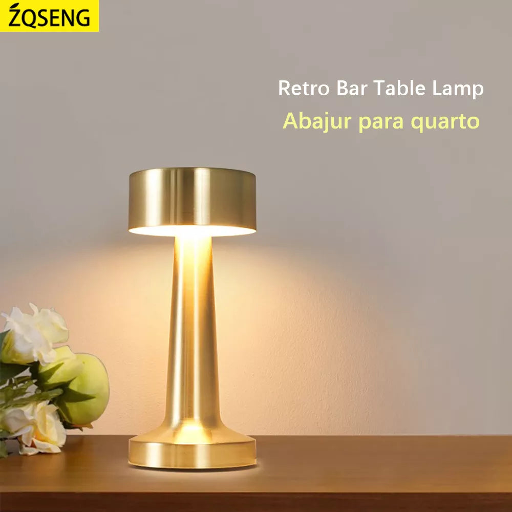 Lampe de Table de Bar Rétro Sans Fil - Élégance et Modernité