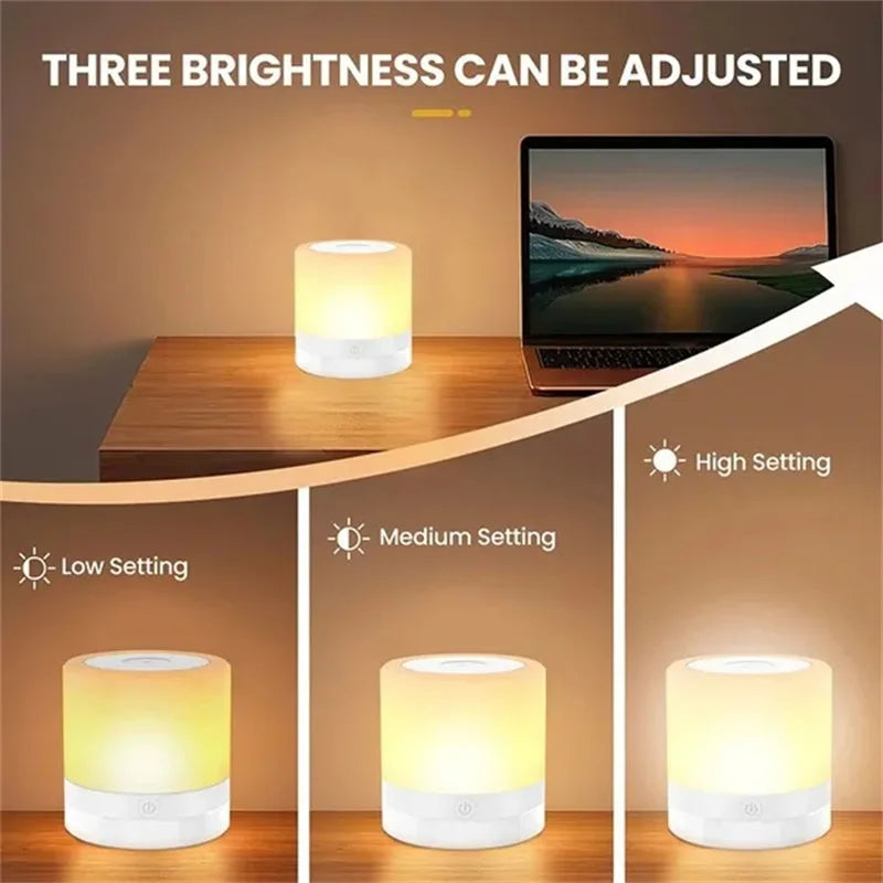 Veilleuse LED Rechargeable - Créez une atmosphère relaxante dans votre maison